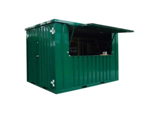 Container Bar 3 x 2 mètres – Vert RAL 6005