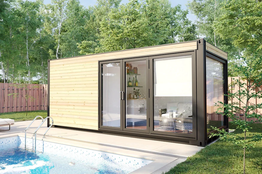 Conteneur d’Expédition Sauna Cabin V6 – Image 2