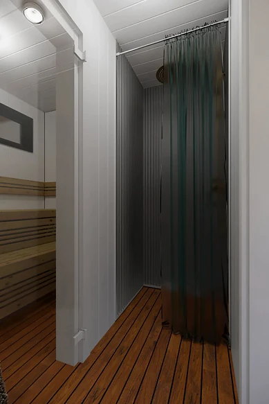 Conteneur d’Expédition Sauna Cabin V6 – Image 4