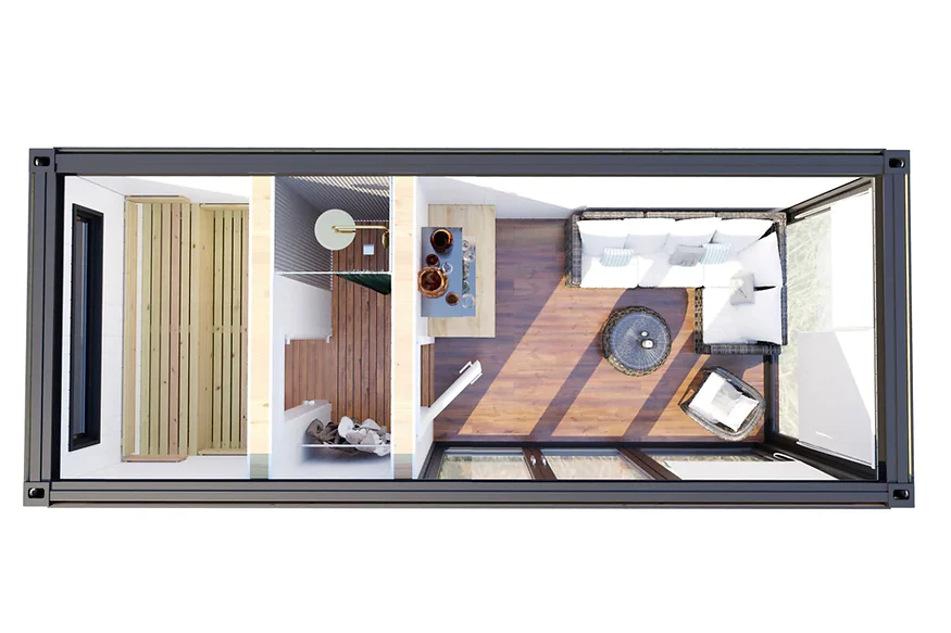 Conteneur d’Expédition Sauna Cabin V6 – Image 6
