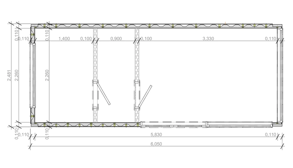 Conteneur d’Expédition Sauna Cabin V6 – Image 7