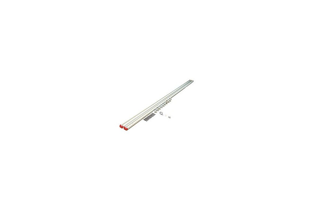 Barre de fixation aluminium 2 mètres (lot de 2)