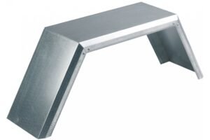 Garde boue galvanisé 2 PLIS 13″