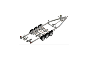 Multi-Rouleaux Freinée OCEANE 3 ESSIEUX PTAC 3500Kg O353S-90