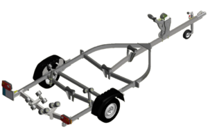 Multi-Rouleaux non freinée OCEANE PTAC 400Kg O040T-45