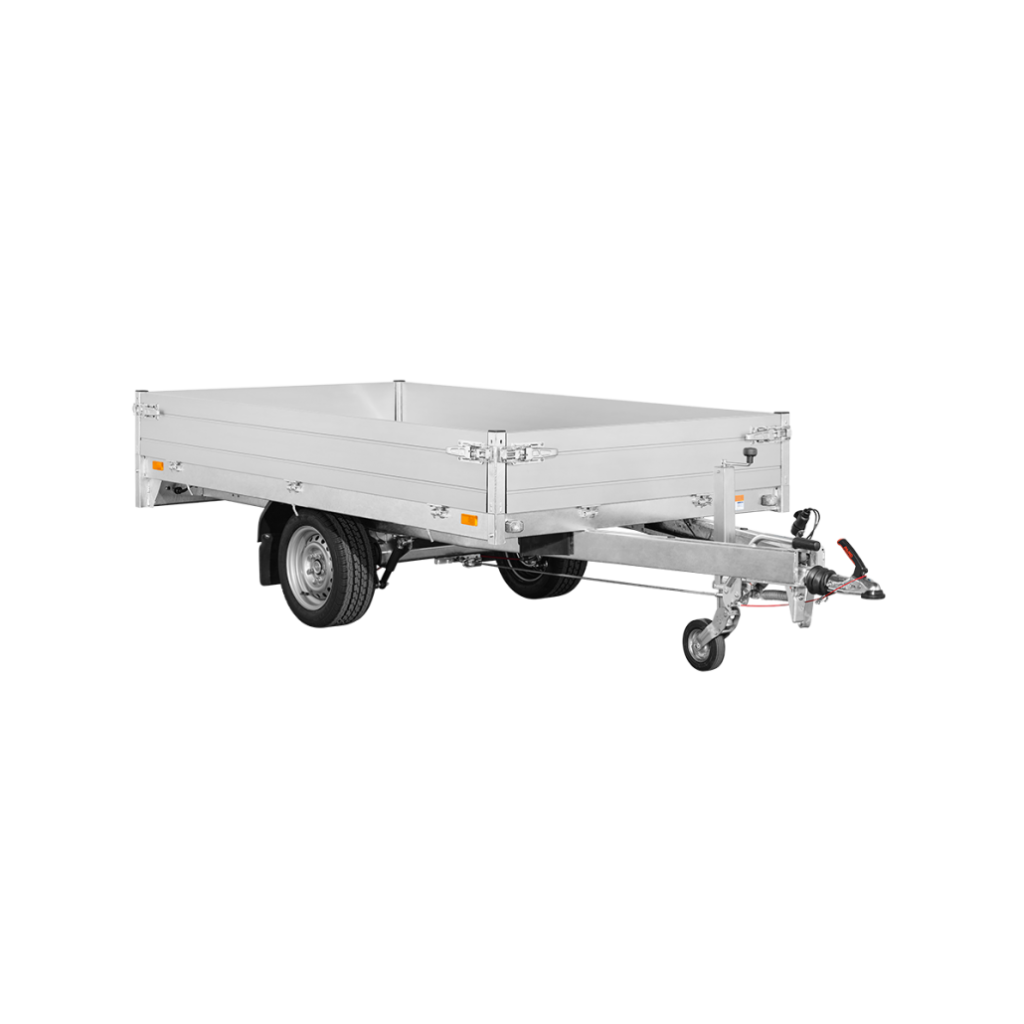 Remorque plateau PL256/150/15001 – PTAC 1500 kg (256×150) – SARIS