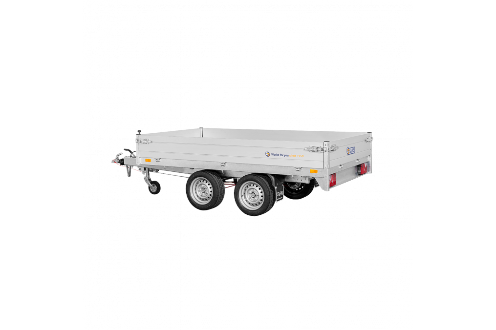 Remorque benne K127615027002 – PTAC 2700 kg (276×150) – SARIS