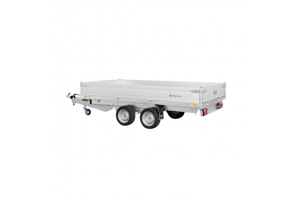 Remorque benne K135618427002 – PTAC 2700 kg (356×184) – SARIS