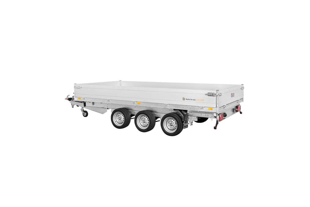 Remorque benne K140620435003BE – 3500 kg (406×204) Triple – SARIS