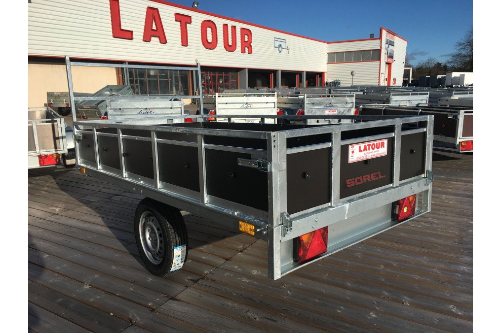 Remorque BOIS 9400BNUE – PTAC 500 kg (236 x 129) – SOREL – Image 4