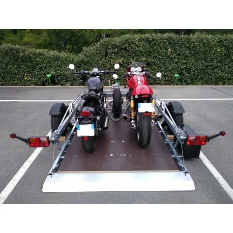 Remorque pour double moto