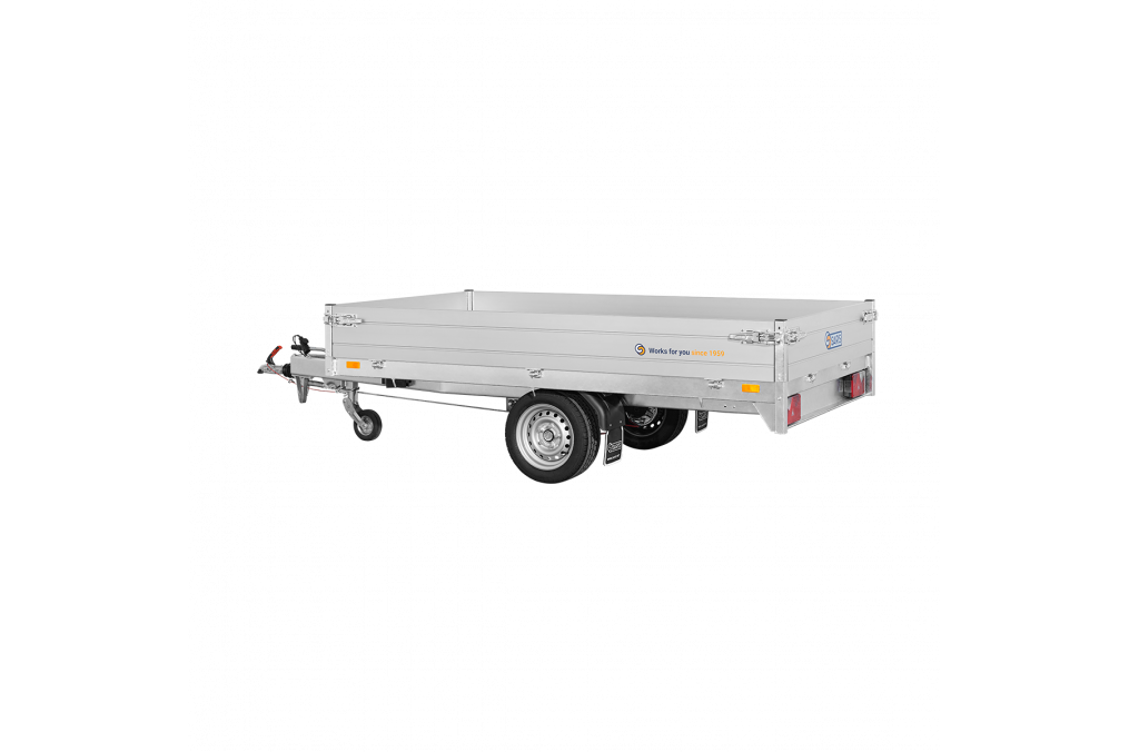 Remorque plateau PL27615015001 – PTAC 1500 kg (276×150) – SARIS – Image 2