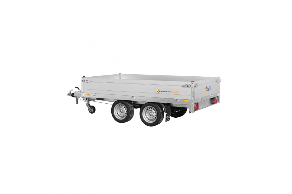 Remorque plateau PL27615020002 – PTAC 2000 kg (276×150) – SARIS – Image 2