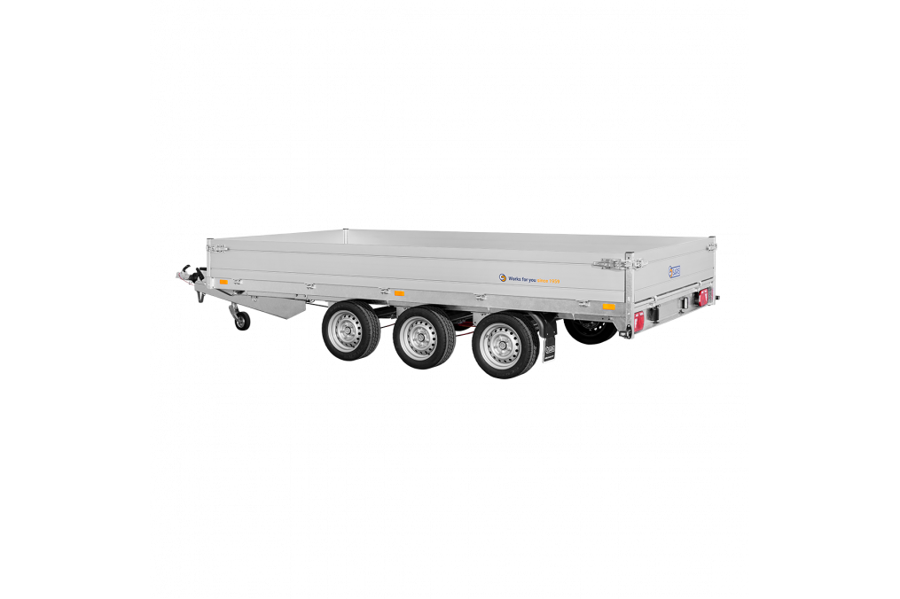 Remorque plateau PL40620435003 – PTAC 3500 kg (406×204) – SARIS