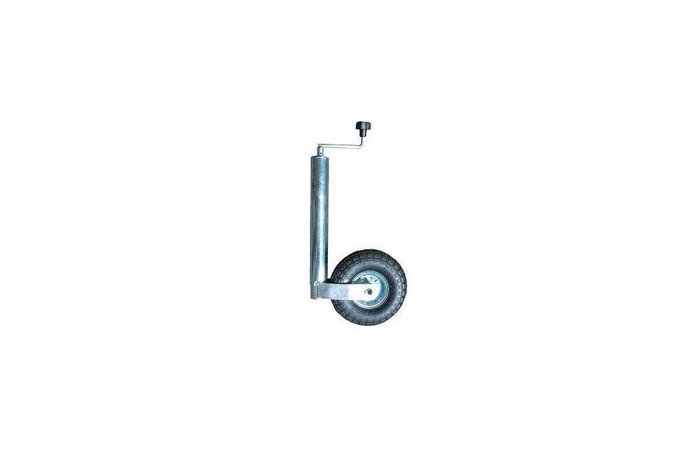Roue jockey pour remorque diam 60 mm roue gonflable